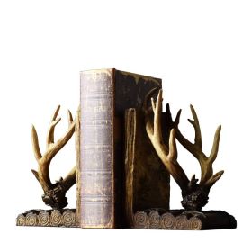 Office Decoration Ornament Antler Bookends