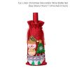 FengRise Christmas Decorations for Home Santa Claus Wine Bottle Cover Snowman Stocking Gift Holders Xmas Navidad Decor New Year