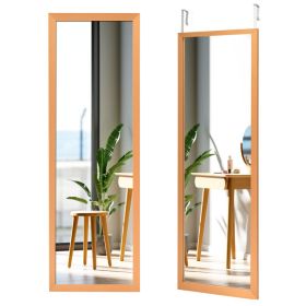 47.5 x 14.5 Inch Wood Frame Full Length Hanging Mirror