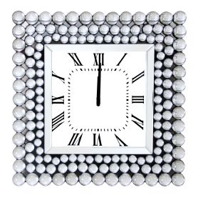 Bione Wall Clock in Mirrored 97404