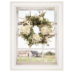 Trendy Decor 4U "Pleasant View" Framed Wall Art; Modern Home Decor Framed Print for Living Room; Bedroom & Farmhouse Wall Decoration by Lori Deiter