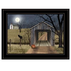 Trendy Decor 4U "Sleepy Hollow Bridge" Framed Wall Art; Modern Home Decor Framed Print for Living Room; Bedroom & Farmhouse Wall Decoration by Billy J