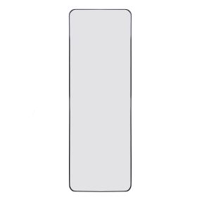 Full-Length Mirror 63"x20";  Round Corner Aluminum Alloy Frame Floor Full Body Large Mirror;  Stand or Leaning Against Wall for Living Room or Bedroom