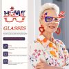 6pcs; Independence Day Glasses; 4th Of July Photo Booth Props; Room Decor; Home Decor; Holiday Decor; Wedding Decor; Independence Day Decor; 4th Of Ju