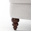 Butner Tufted Arm Chair - Oatmeal