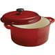 Tramontina Enameled Cast Iron 6.5 Quart Round Dutch Oven, Red