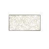 Paper Cloaked Leaves Metal Framed Decor Panel