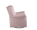 Tamaki Swivel Chair w/Glider ; Pink Fabric LV00923