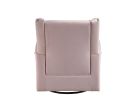 Tamaki Swivel Chair w/Glider ; Pink Fabric LV00923