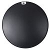 Black 36 IN Metal Round mirror