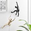 Modern Wall Decor, Climbing Couple, Set of 2