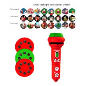 Children's Early Education Projection Flashlight Educational Toys (Option: Red-Opp Bag)