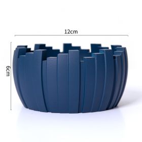 Ashtray Advanced Sense Light Luxury Home Office (Color: Blue)