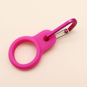 Outdoor Mountaineering Kettle Silicone Hook (Option: Rose Red-6PCS)