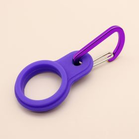 Outdoor Mountaineering Kettle Silicone Hook (Option: Purple-6PCS)