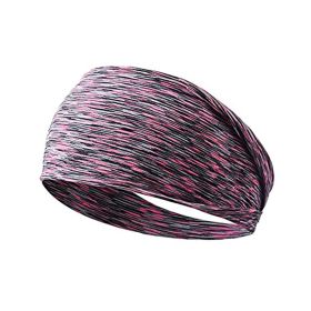 Men's And Women's Fashion Simple Moisture Absorption Quick-drying High Elastic Headband (Option: 5 Style)