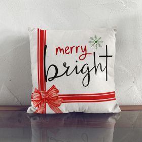 Christmas Pillow Cover Home Living Room (Option: Style 3-45 X45cm Without Pillow Linen)