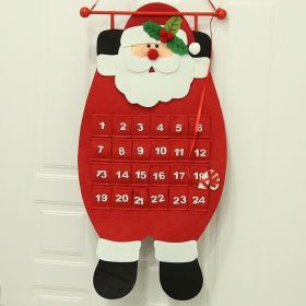 Christmas Decorations Calendar Fabric Pendant (Option: A Gs03 Elderly Calendar)