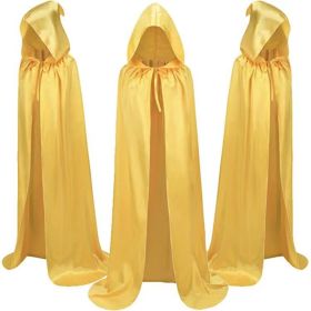 Halloween Party Demon Children's Cloak (Option: Gold-90cm)