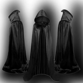 Halloween Party Demon Children's Cloak (Option: Black-120cm)