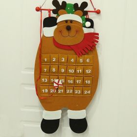 Christmas Decorations Calendar Fabric Pendant (Option: A Gs05 Elk Calendar)