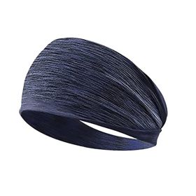 Men's And Women's Fashion Simple Moisture Absorption Quick-drying High Elastic Headband (Option: 8 Style)