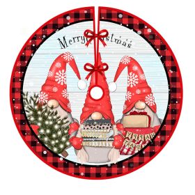 Christmas-tree Skirt Holiday Decoration Printing (Option: QJ Tree Skirt 5-120cm)