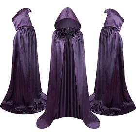 Halloween Party Demon Children's Cloak (Option: Purple-120cm)