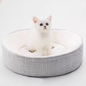 Pet Cat Removable And Washable Sponge Nest For Sleeping (Option: Gray)