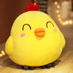 Cute Funny Expression Little Yellow Chicken Doll (Option: Squinting Yellow Chicken-25x 20cm)