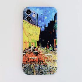 Retro Oil Painting Phone Case (Option: Street View Oil Painting-Iphone11)