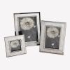 High Quality Home Decoration Metal Shell Photo Frame 3-10 Inch Back Polished Alloy Flocking Wedding Photo Bedside Table Ornament