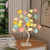 Best-selling Detachable Plastic Base USB Switch LED Simulation Rose Tree Lamp Home Decoration Night Light