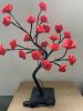 Best-selling Detachable Plastic Base USB Switch LED Simulation Rose Tree Lamp Home Decoration Night Light