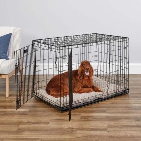 Double Door iCrate Metal Dog Crate, 42" (size: 42")