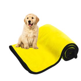 Dog Towels For Drying Dogs Drying Towel Dog Bath Towel, Quick-drying Pet Dog And Cat Towels Soft Fiber Towels Robe Super Absorbent Quick Drying Soft M (size: 50*100CM)