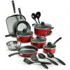 Primaware 18 Piece Non-stick Cookware Set, Steel Gray