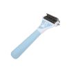 Dog Brush Pet Hair Remover Double Sided Open Knot Comb Dog Dematting Tool Deshedding Dog Brush - Double-Sided Pet Hair Remover For Cats & Dogs - Under