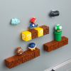 A Set of 3D Mario Fridge Magnets Sets for Home Room Decor Decorative Refrigerator Fun School Office Whiteboard; gifts for Adults and kids