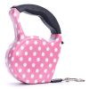 3m 5m Retractable Dog Leash 11 Colors Fashion Printed Puppy Auto Traction Rope Nylon Walking Leash for Small Dogs Cats Pet Leads