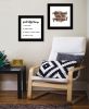 "Coffee & Friends Recipe" 2-Piece Vignette by Imperfect Dust; Ready to Hang Framed Print; Black Frame