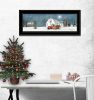 Trendy Decor 4U "Winter on The Farm" Framed Wall Art; Modern Home Decor Framed Print for Living Room; Bedroom & Farmhouse Wall Decoration by Billy Jac