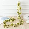 1pc 98.43inch/8.2ft Rose Artificial Flowers; Artificial Flower Christmas Garland; Fake Rose Vine For Wedding Home Room Decoration Spring Autumn Garden