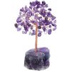 1pc Natural Crystal Tree Crystal Hair Ore Fluorite Base Rich Tree Chakra Amethyst Powder Crystal Ornaments