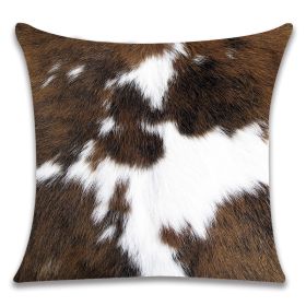 Cow Pattern Linen Pillowcase Pattern Spot Cartoon (Option: 1 Style-45x45cm)